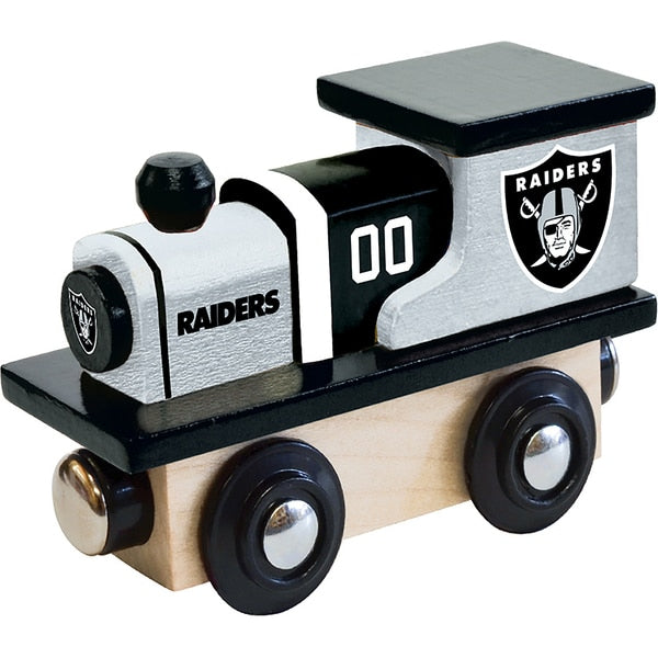 Las Vegas Raiders Wood Train Engine