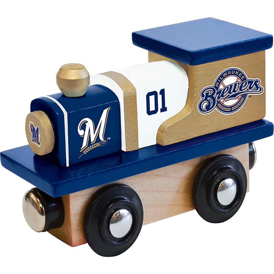 Milwaukee Brewers Wood Train Engine