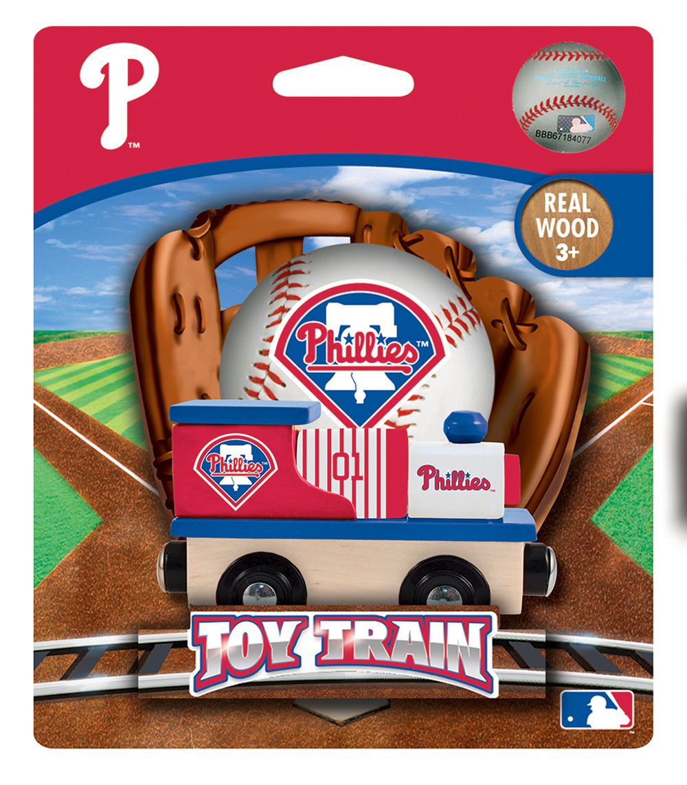 Philadelphia Phillies Wood Train Engine