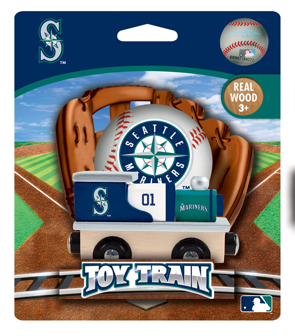 Seattle Mariners Wood Train Engine