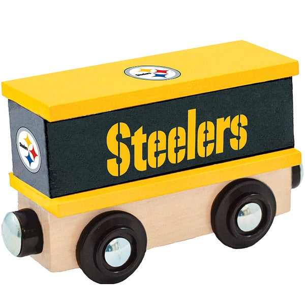 Pittsburgh Steelers Wood Train Box Car