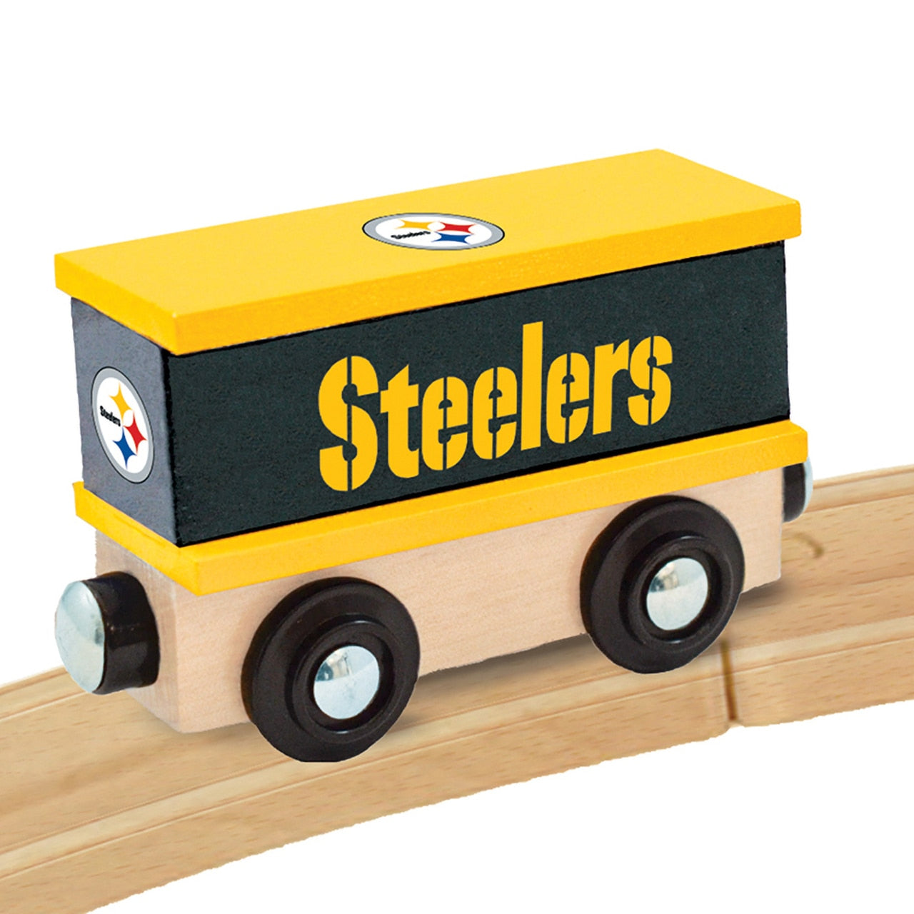 Pittsburgh Steelers Wood Train Box Car