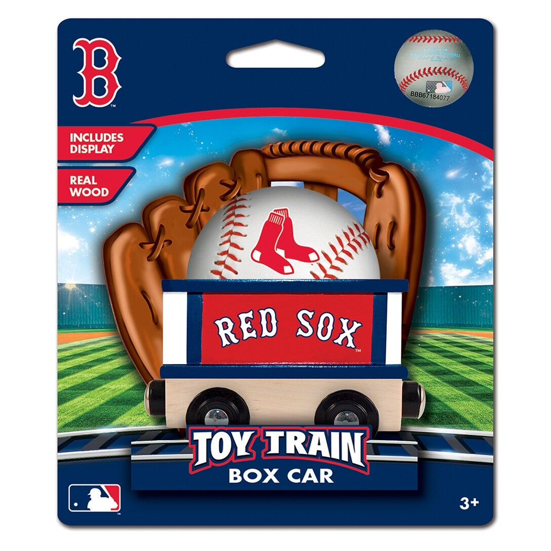 Boston Red Sox Wood Train Box Car