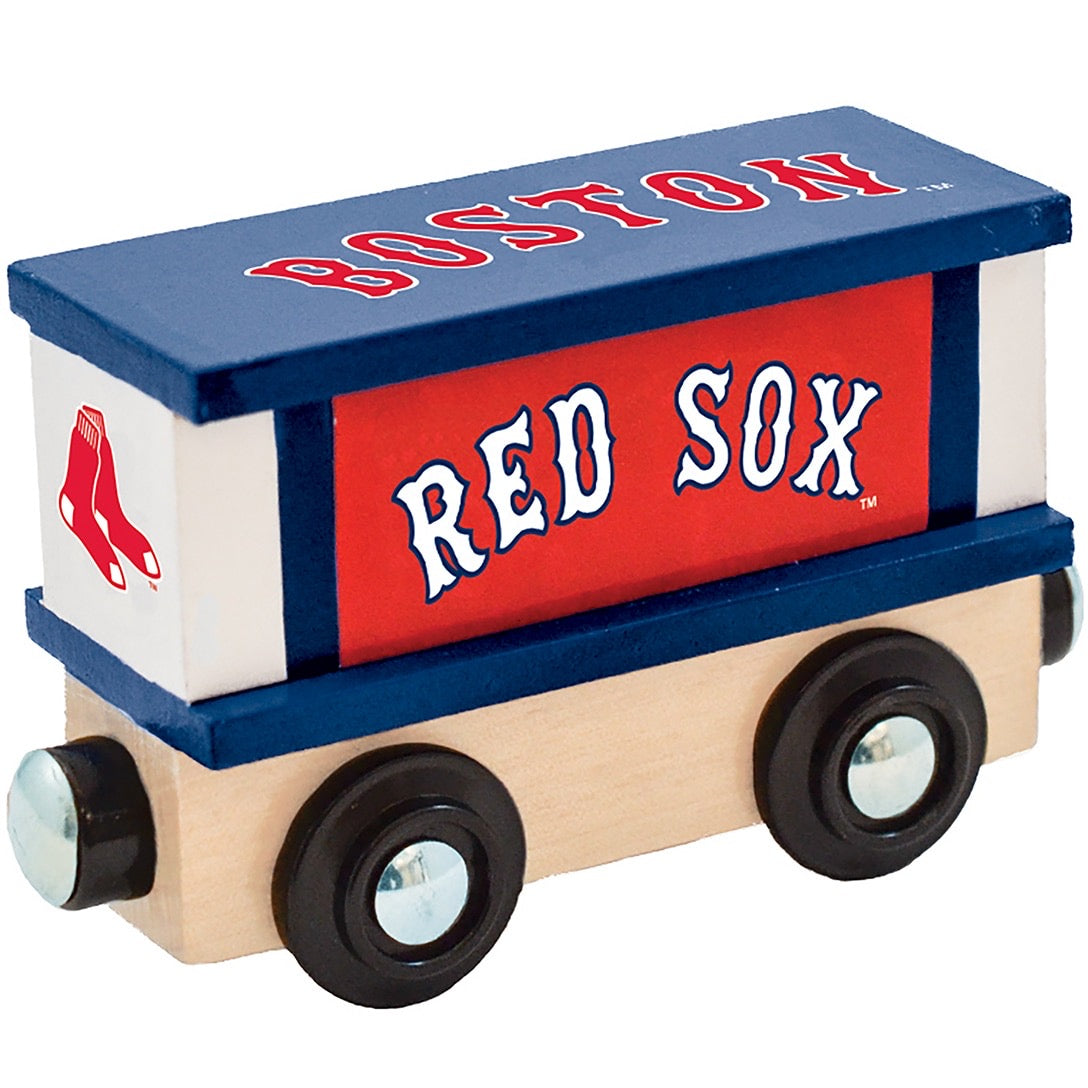 Boston Red Sox Wood Train Box Car