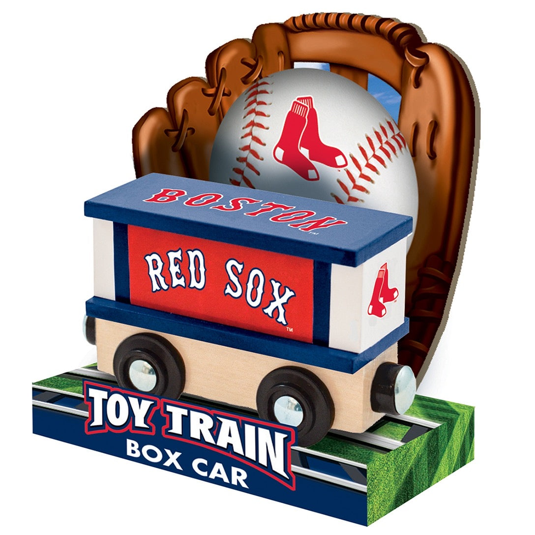 Boston Red Sox Wood Train Box Car