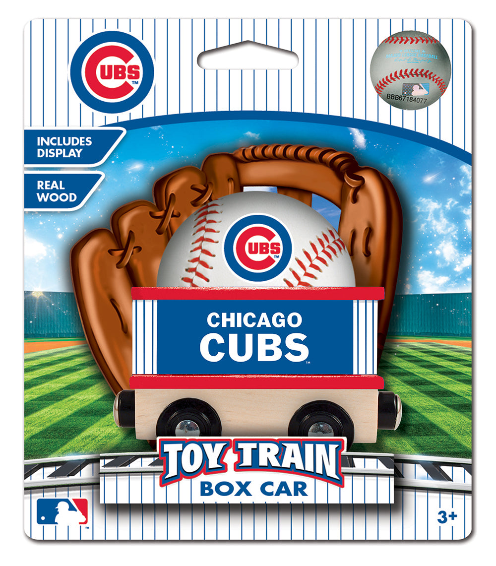 Chicago Cubs Wood Train Box Car