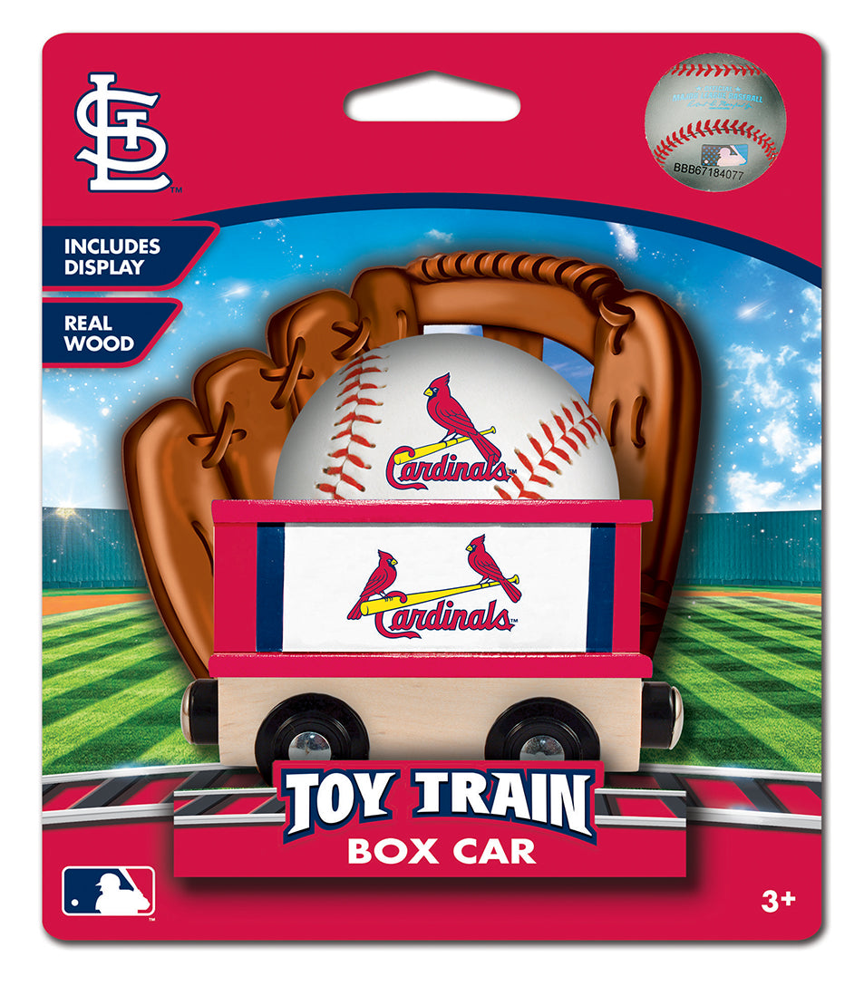 St. Louis Cardinals Wood Train Box Car