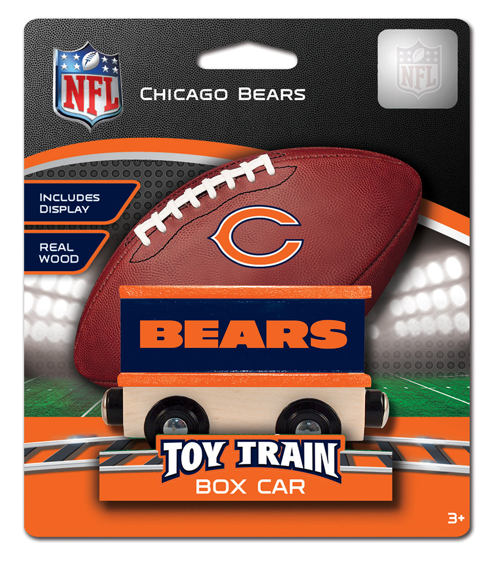 Chicago Bears Wood Train Box Car