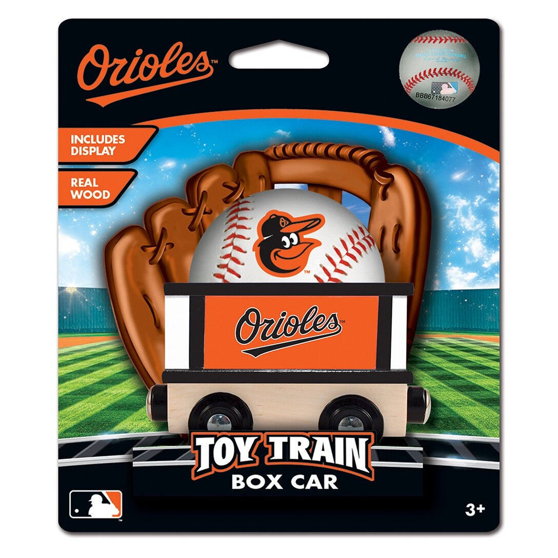 Baltimore Orioles Wood Train Box Car