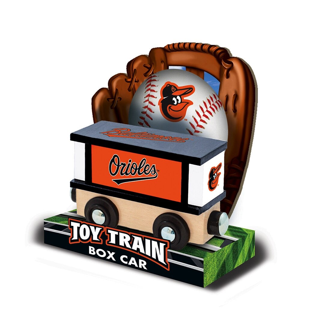 Baltimore Orioles Wood Train Box Car