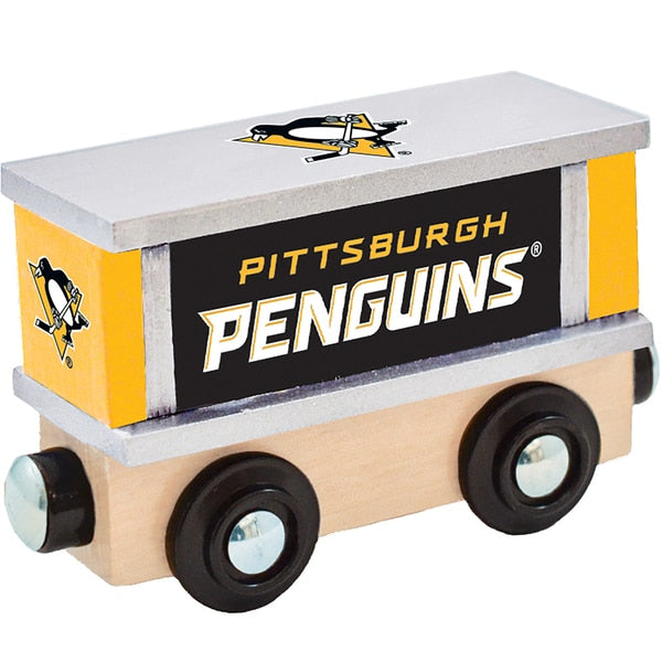 Pittsburgh Penguins Wood Train Box Car