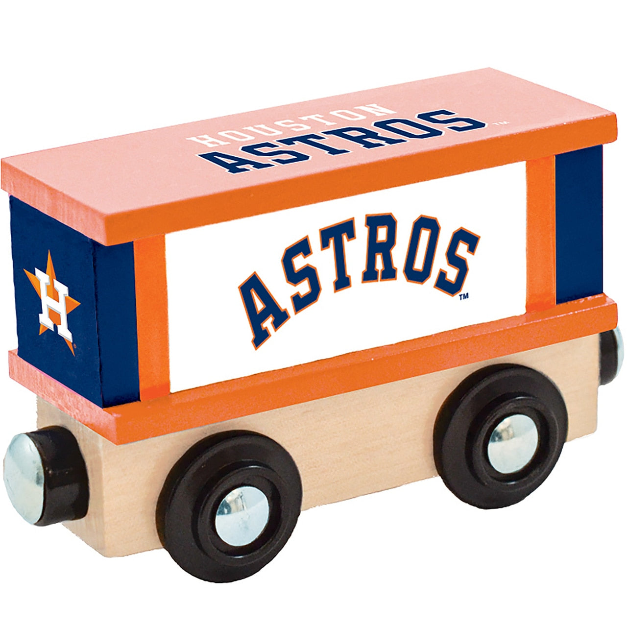 Houston Astros Wood Train Box Car