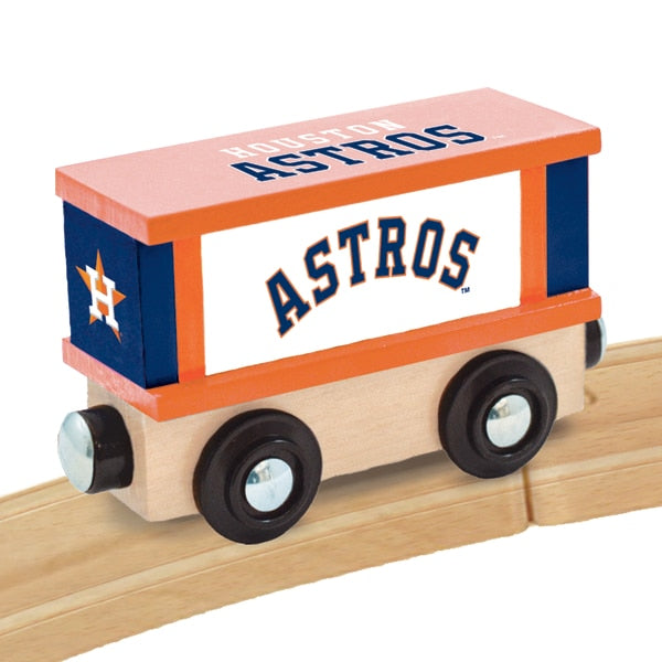 Houston Astros Wood Train Box Car