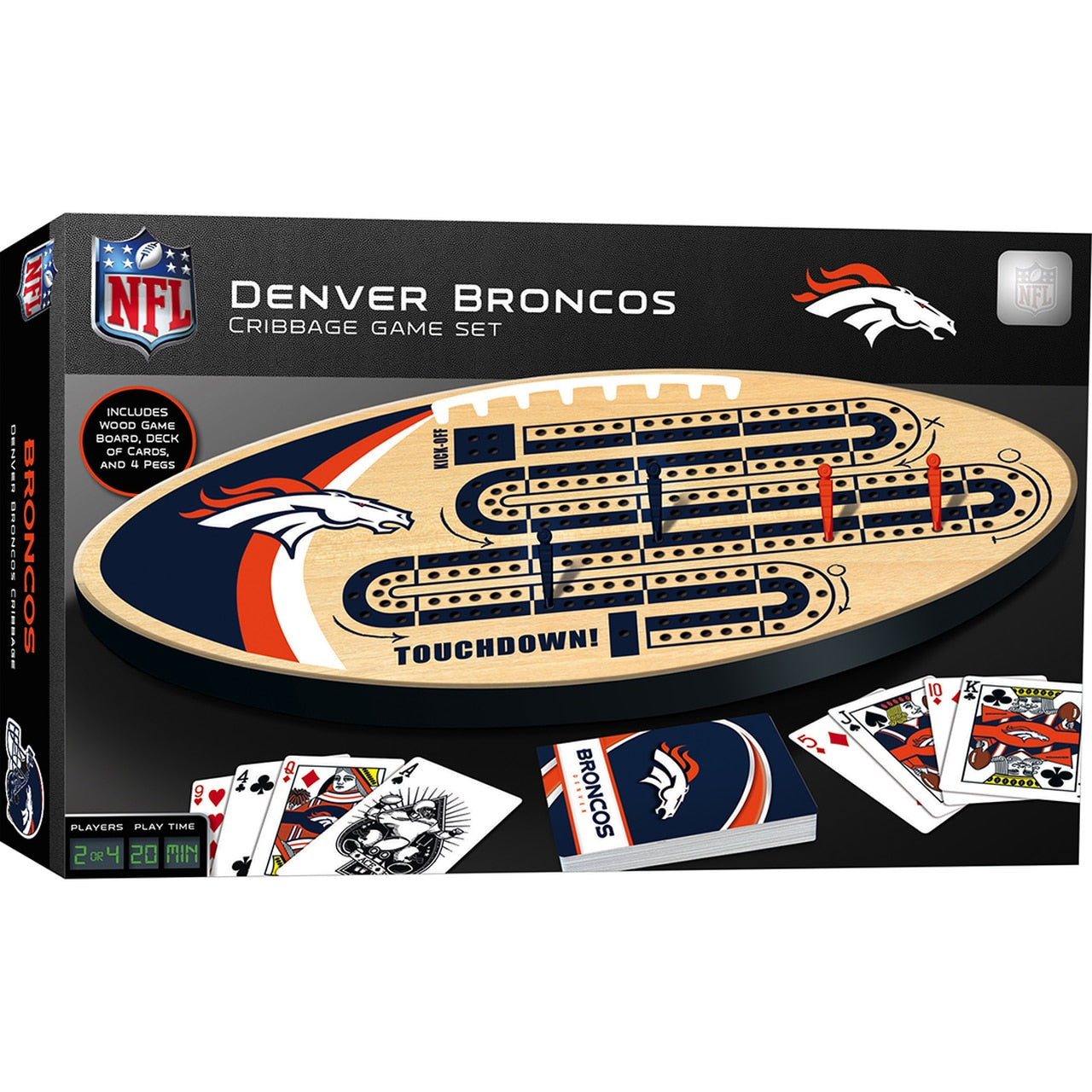 Denver Broncos Cribbage