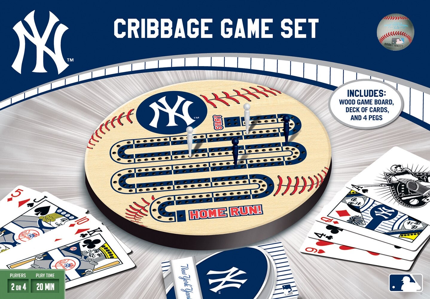 New York Yankees Cribbage