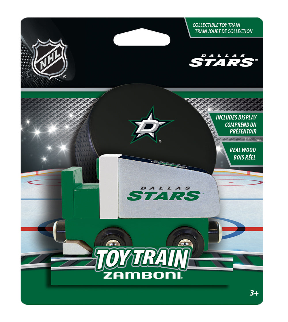 Dallas Stars Wood Train Zamboni