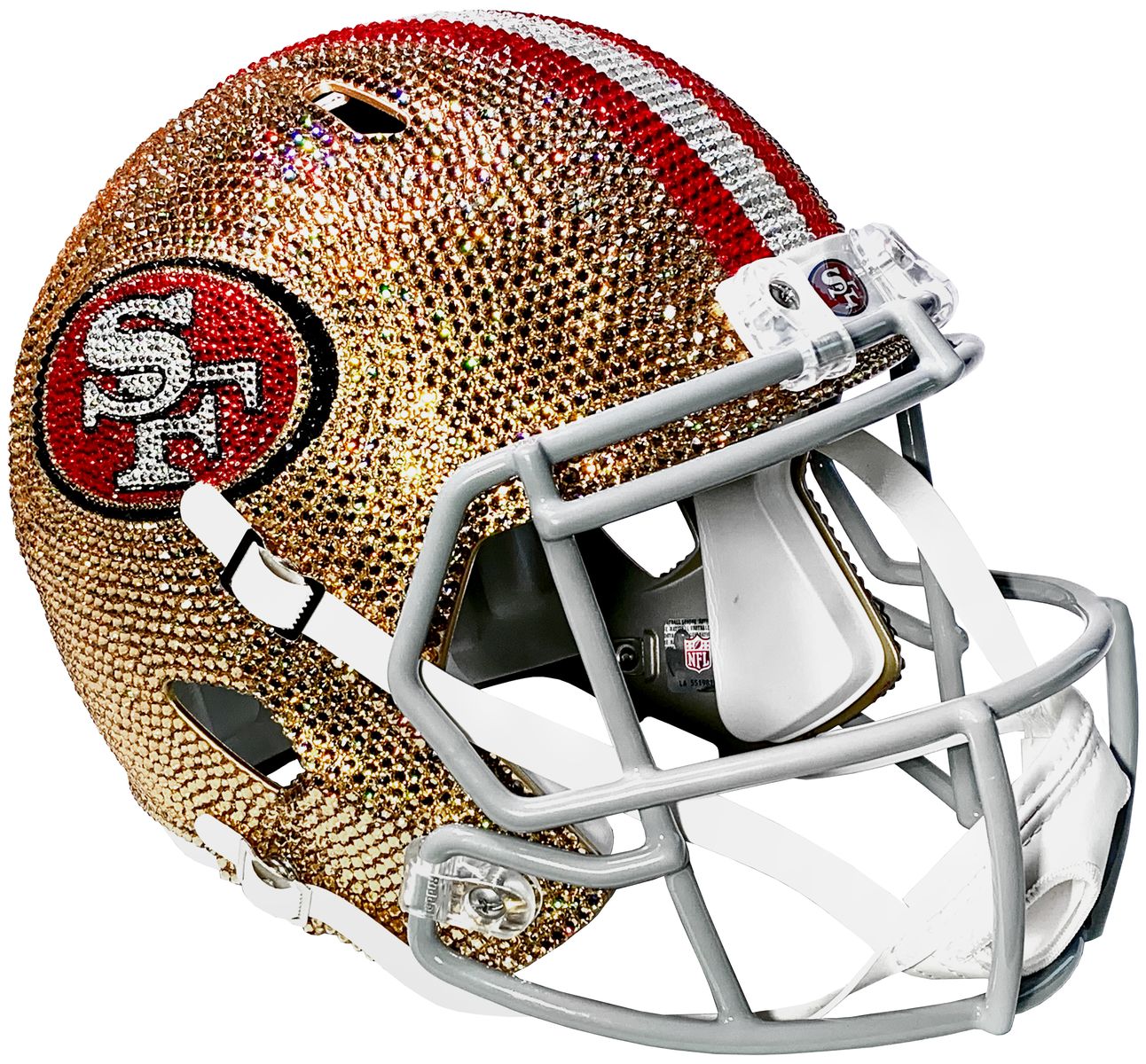 San Francisco 49ers Crystal Helmet