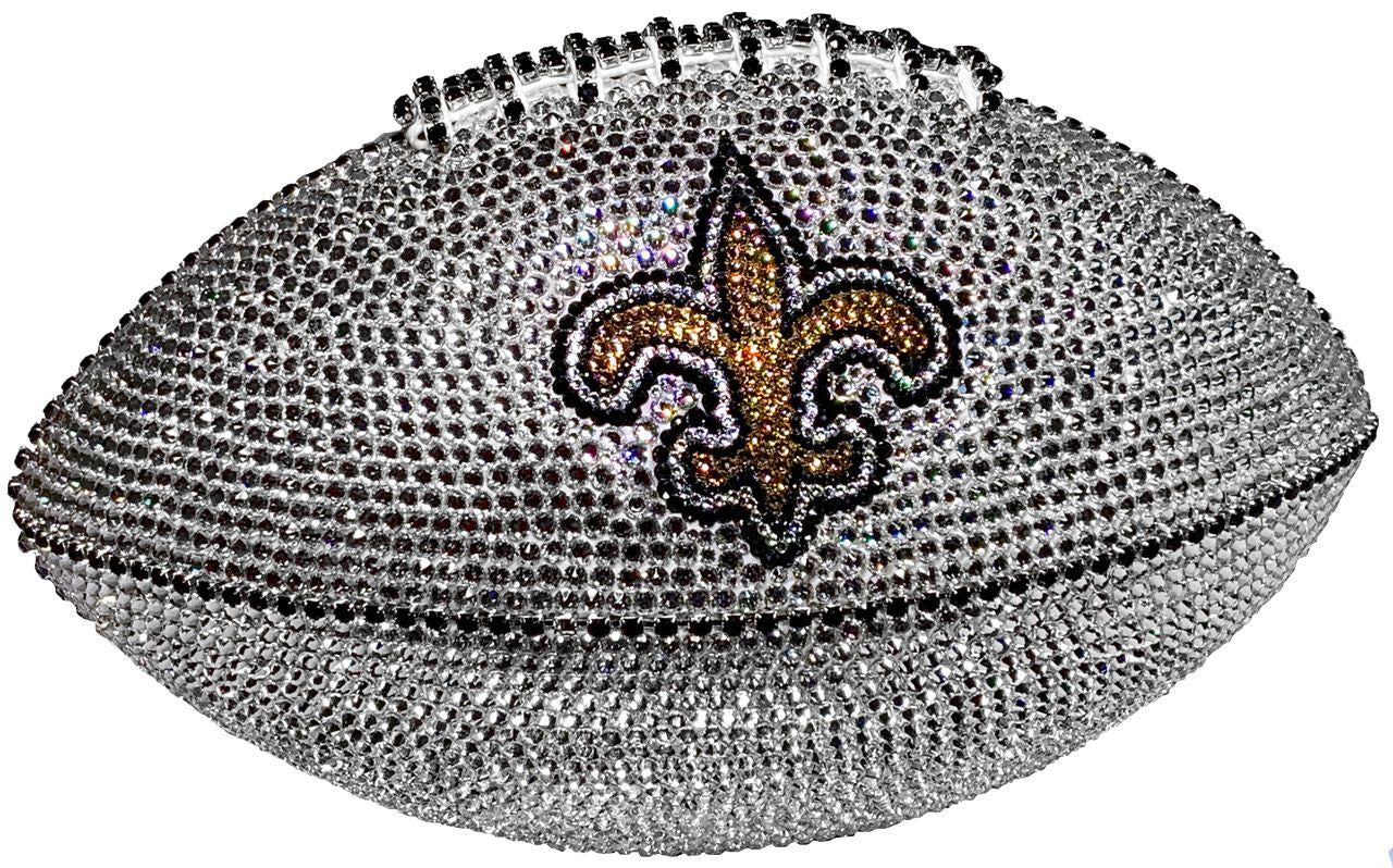 New Orleans Saints Crystal Football