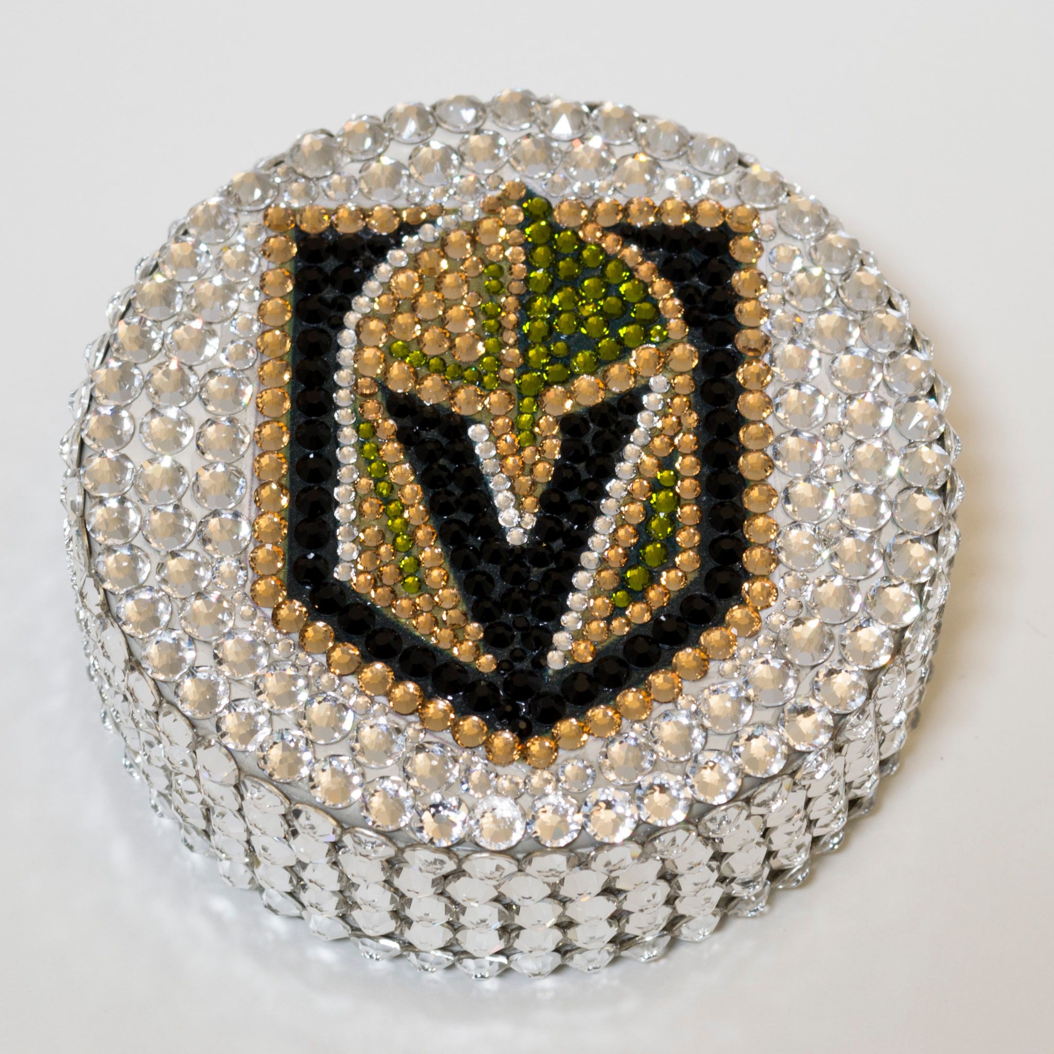 Vegas Golden Knights Crystal Hockey Puck