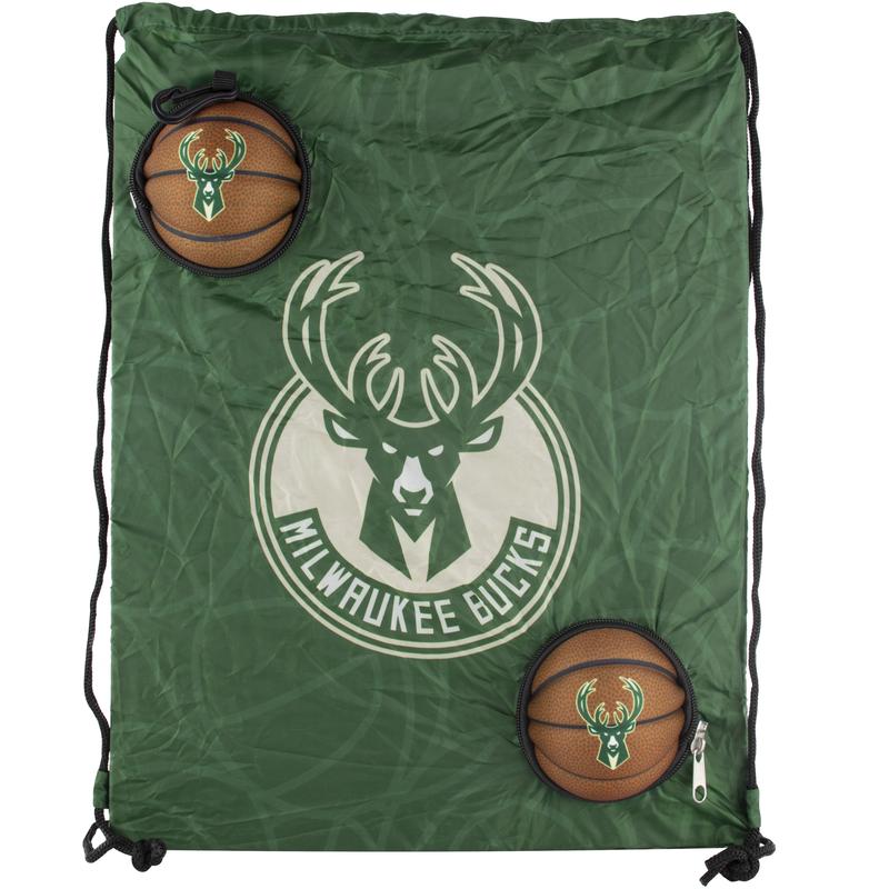 NBA Milwaukee Bucks 9" Drawstring Bag