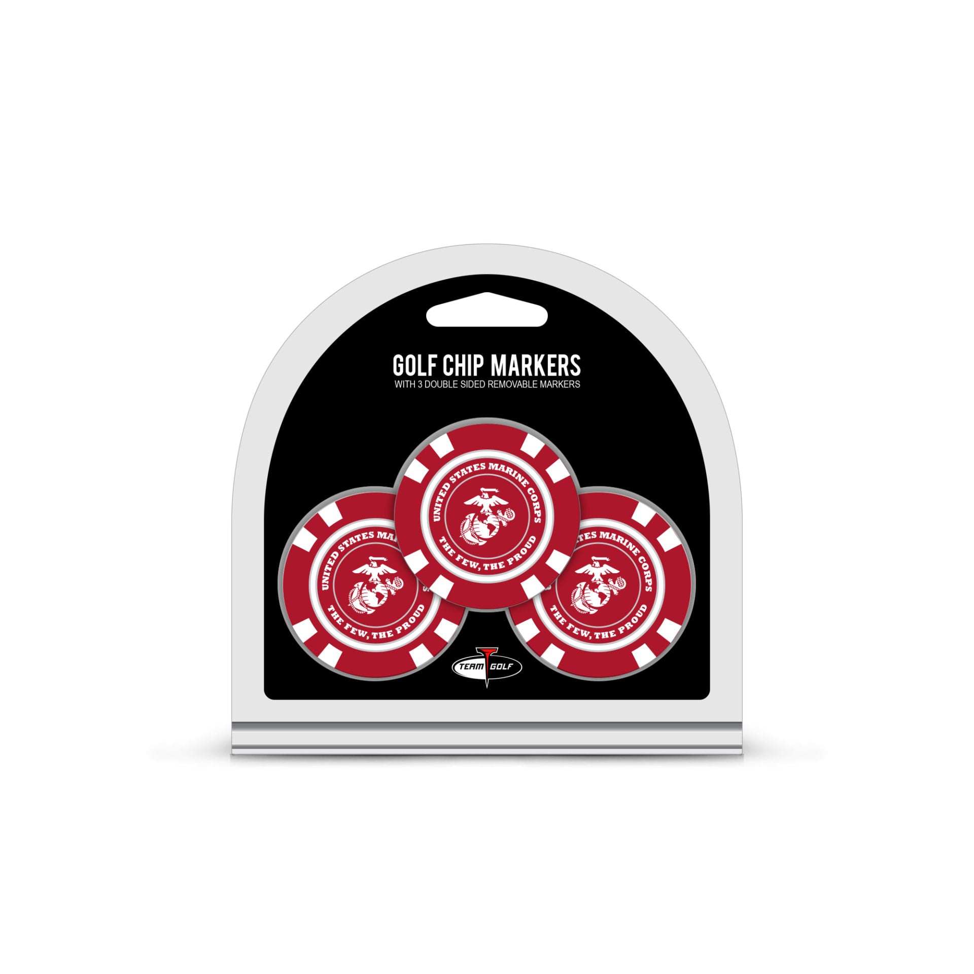US MARINES 3 PK GOLF CHIP