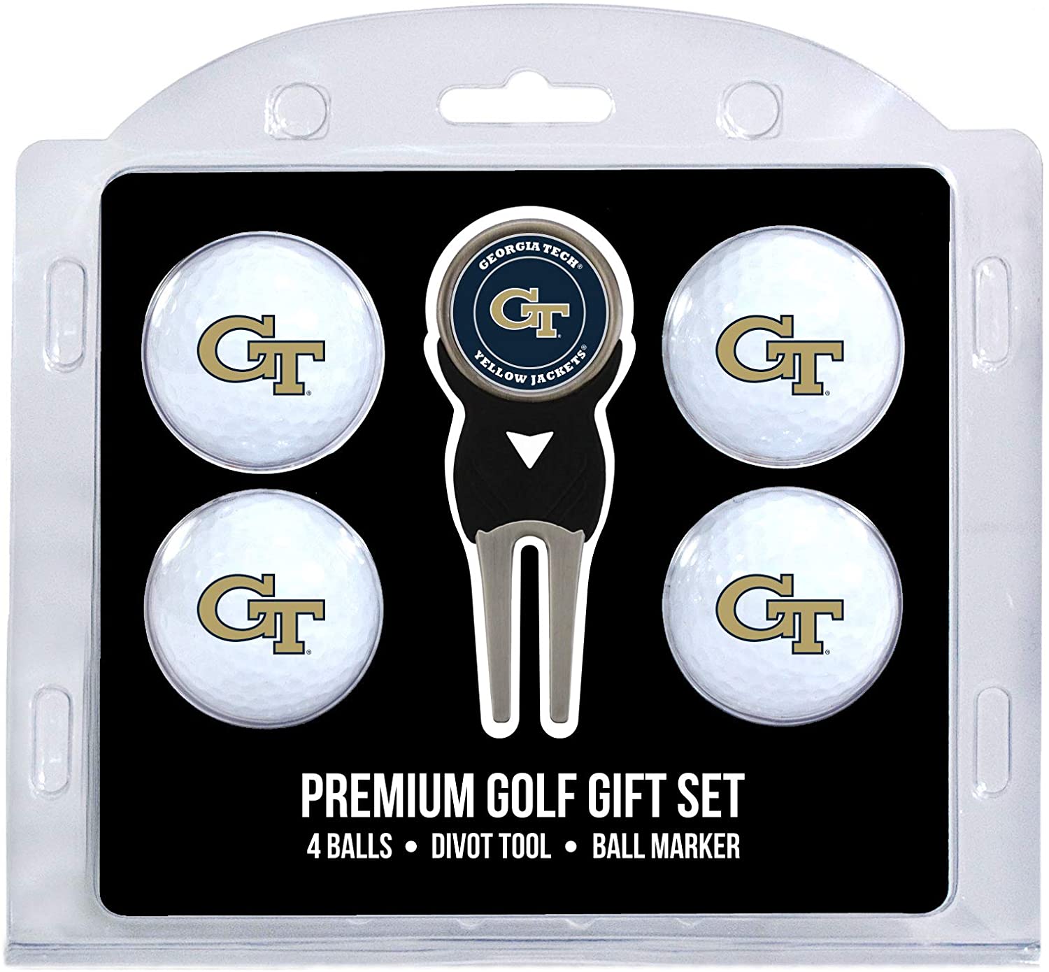 GEORGIA TECH 4 BALL GIFT SET