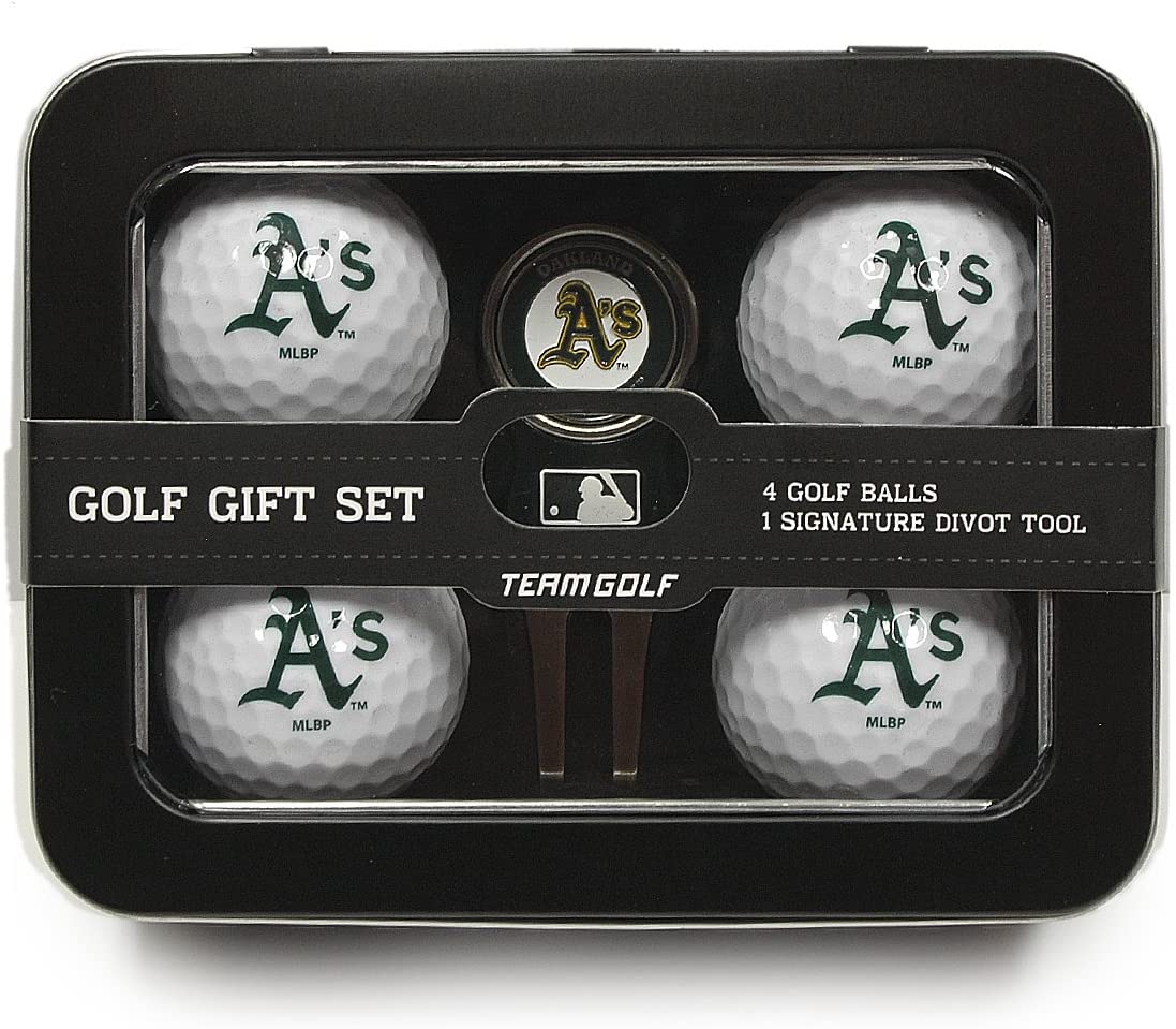 OAKLAND ATHLETICS 4 BALL GIFT SET