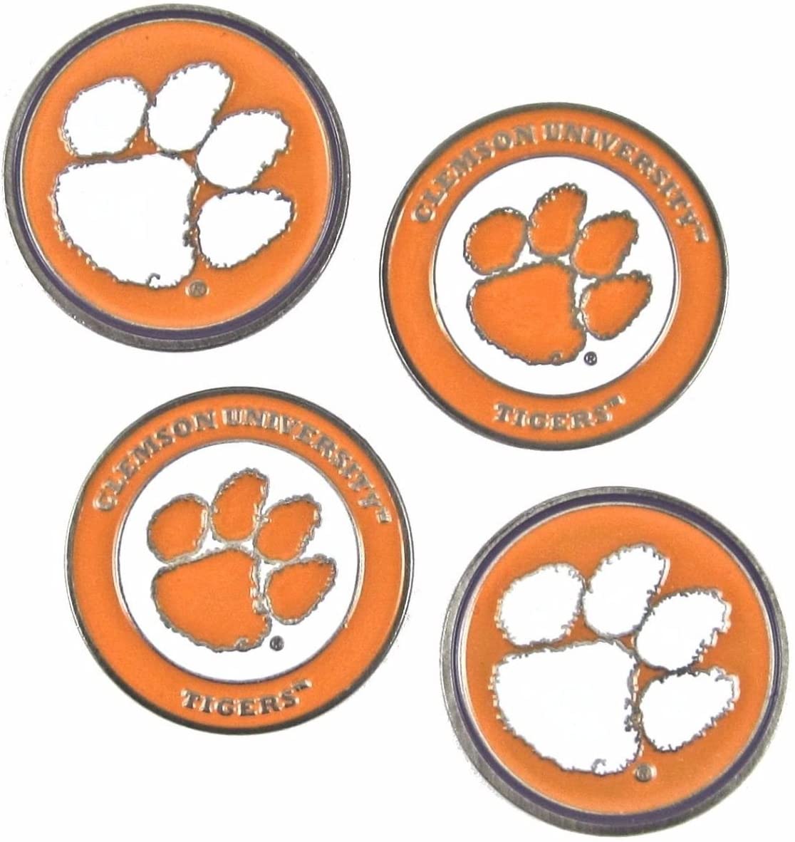 CLEMSON DOUBLE SIDED BALL MARKER