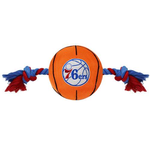 76ERS NYLON BASKETBALL ROPE TOY