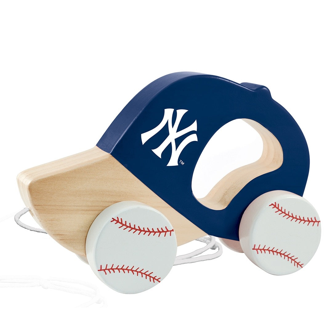 New York Yankees Wood Push & Pull Toy