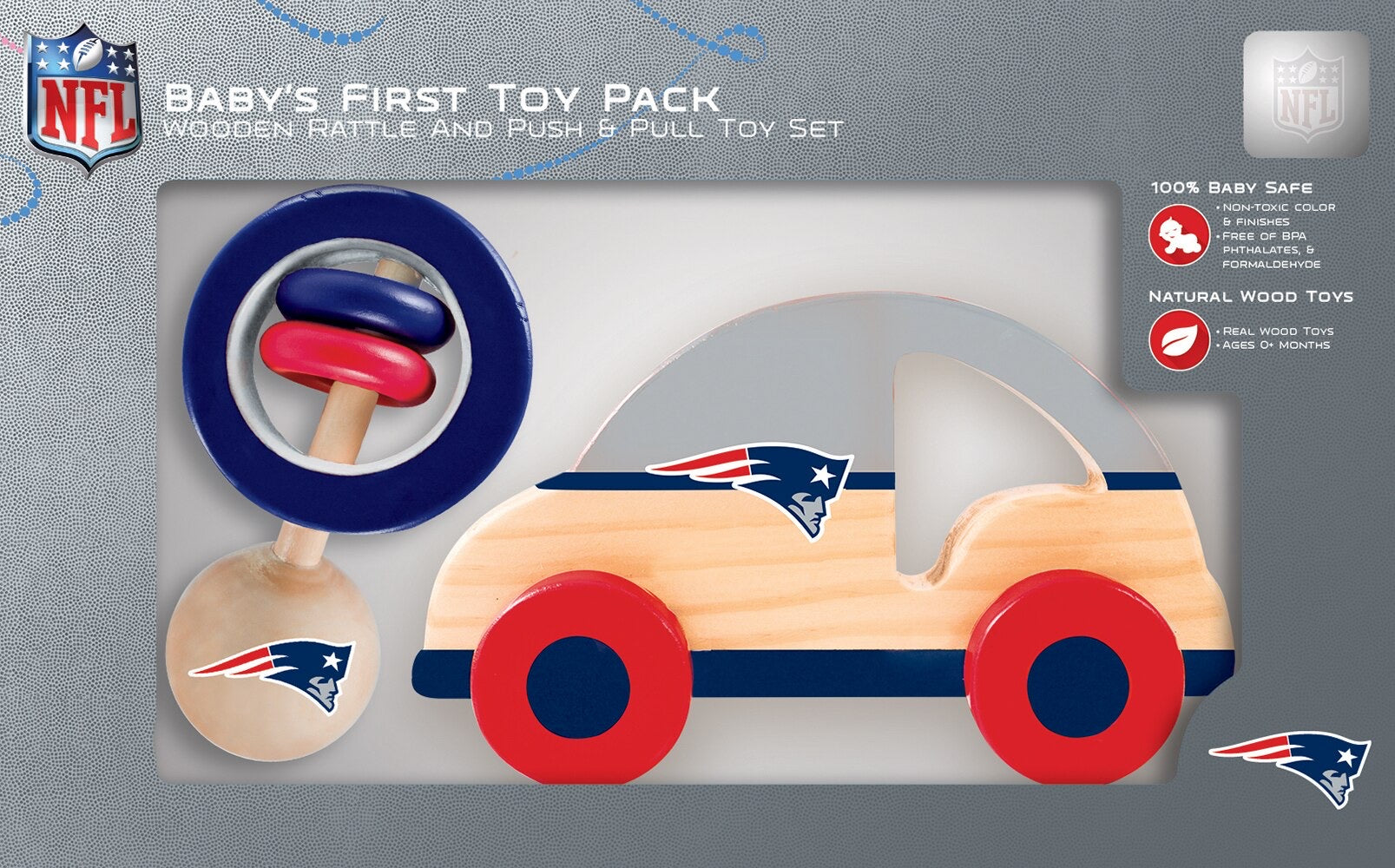 New England Patriots Two-Pack Baby Toys