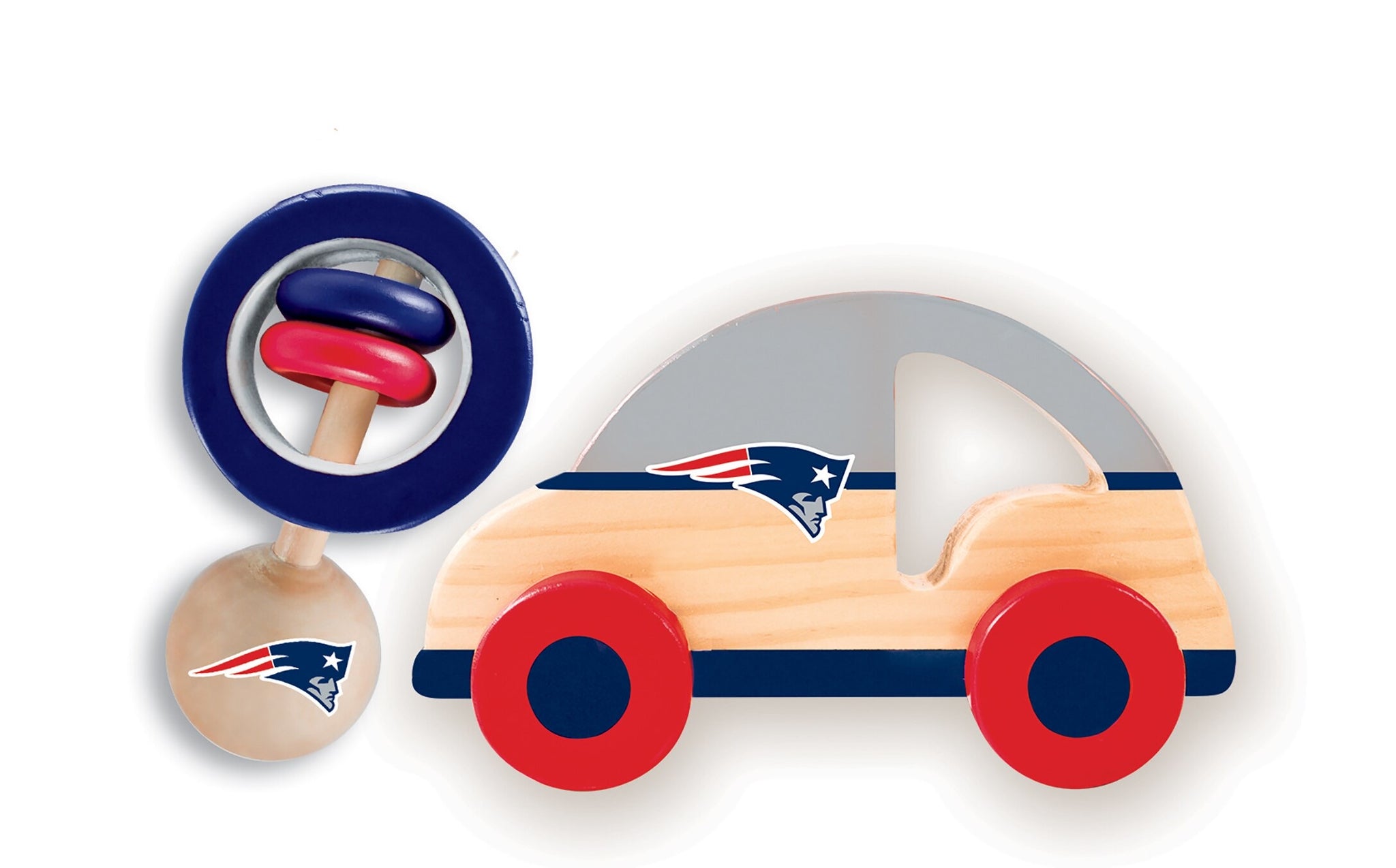 New England Patriots Two-Pack Baby Toys