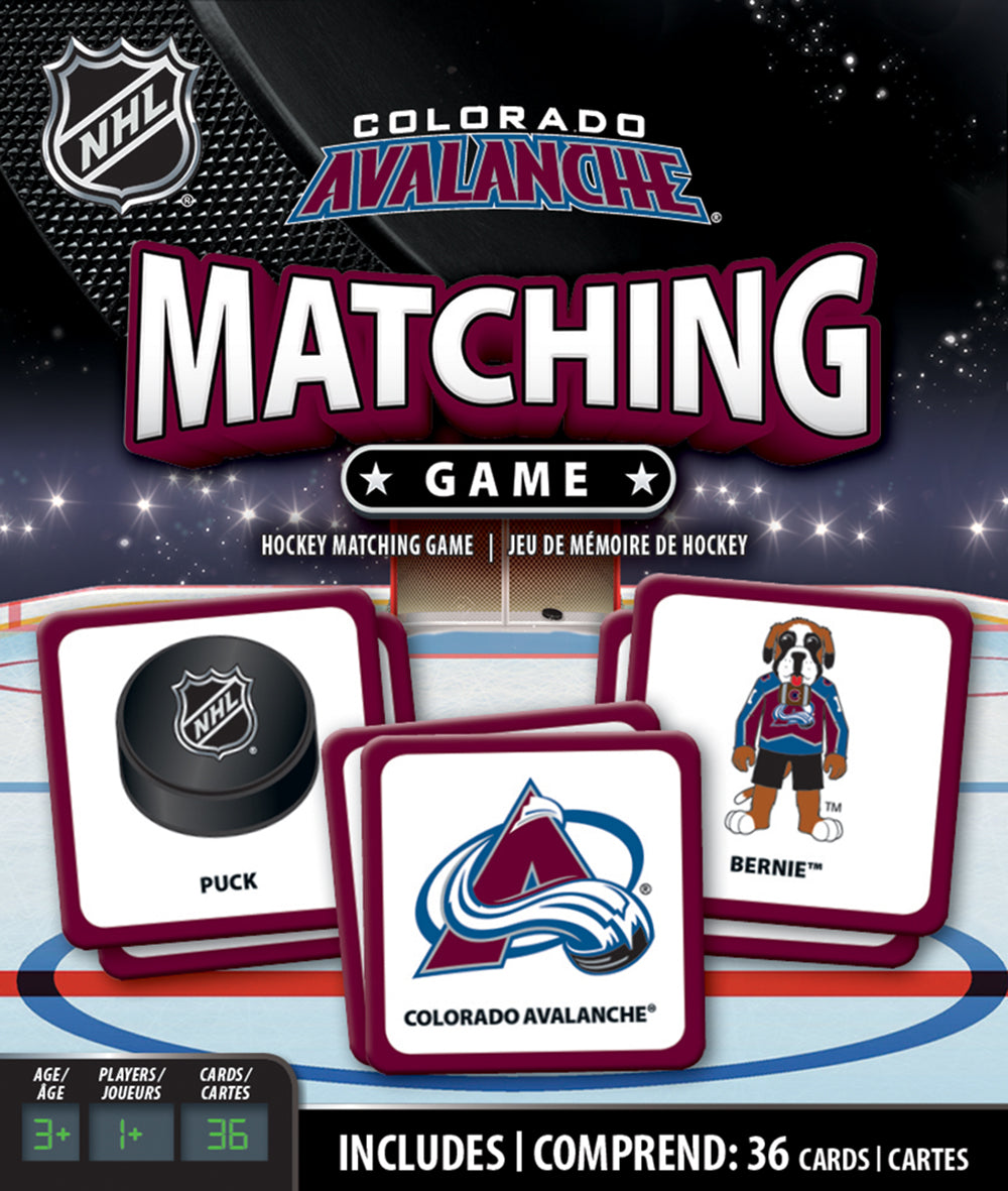 Colorado Avalanche Matching Game