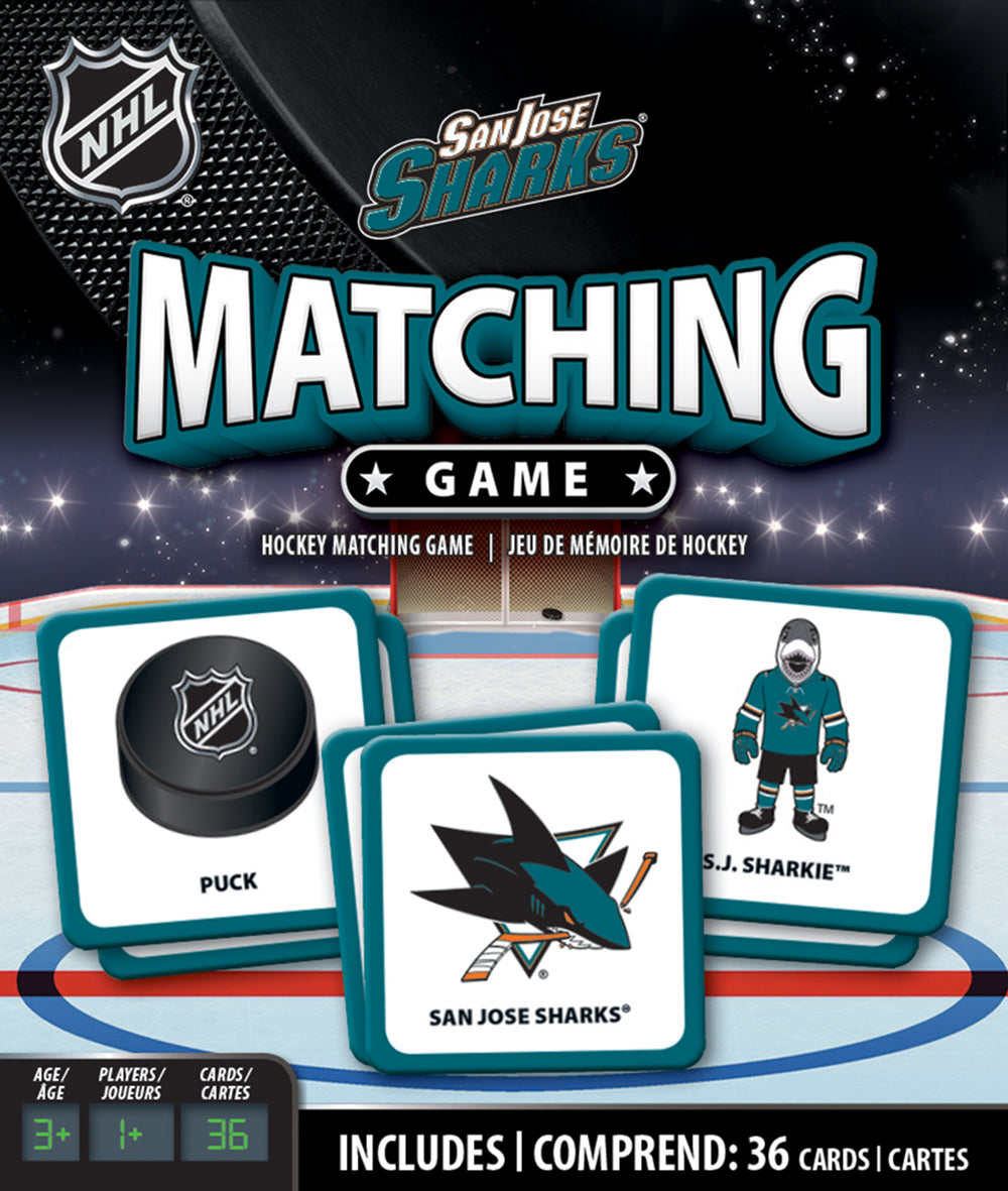 San Jose Sharks Matching Game