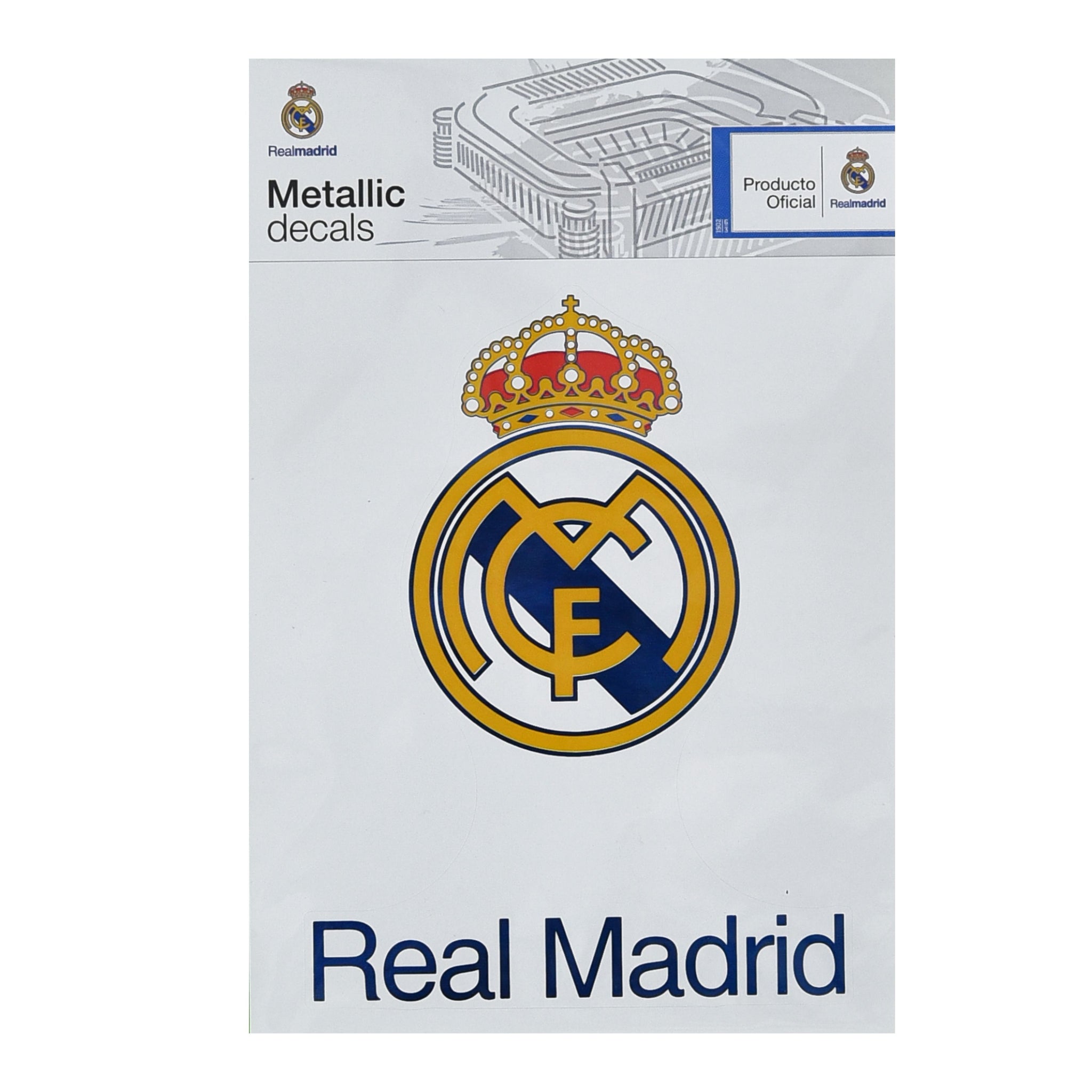 REAL MADRID METALLIC DECALS