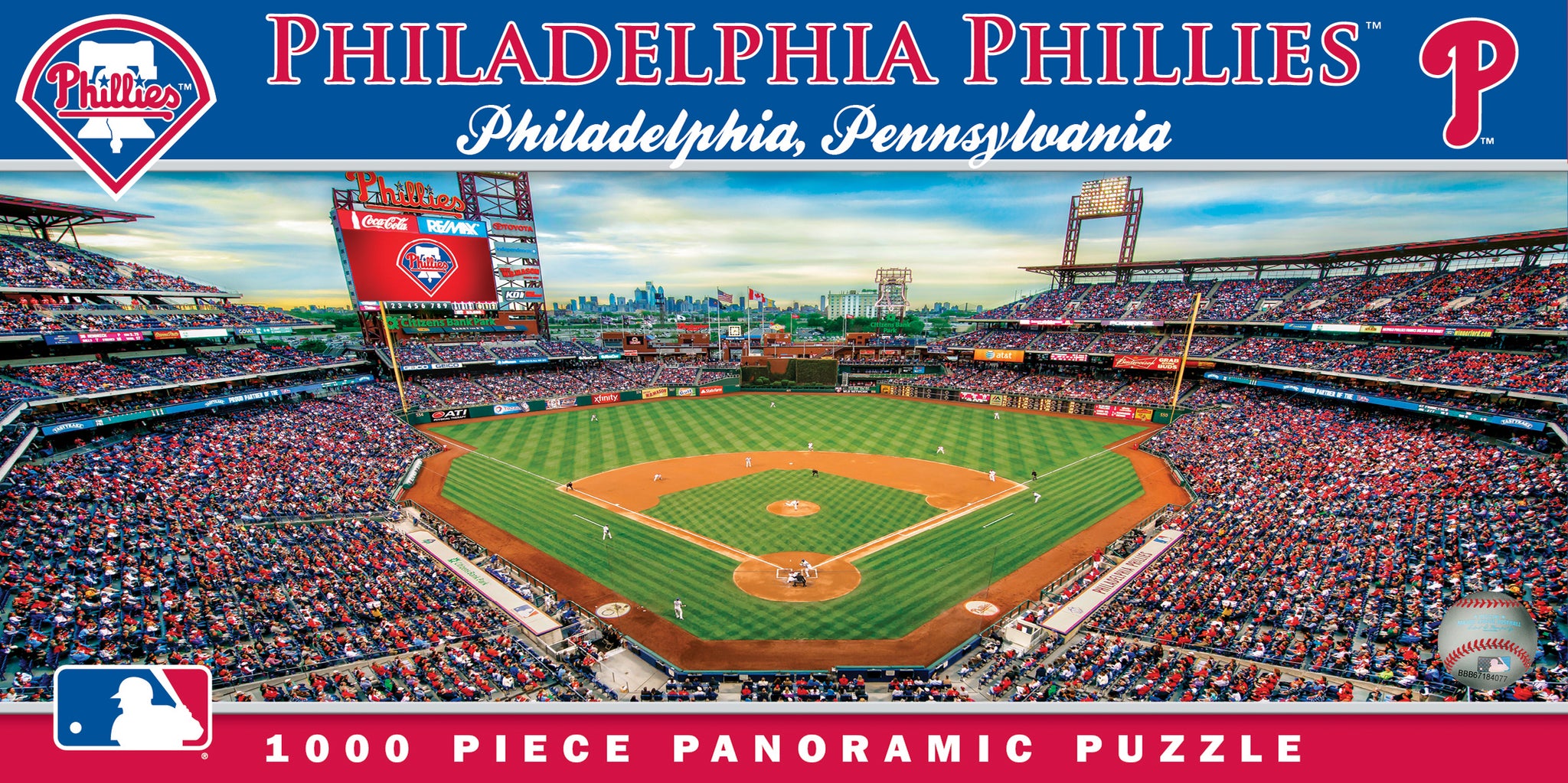 Philadelphia Phillies 1000pc Panoramic Puzzle