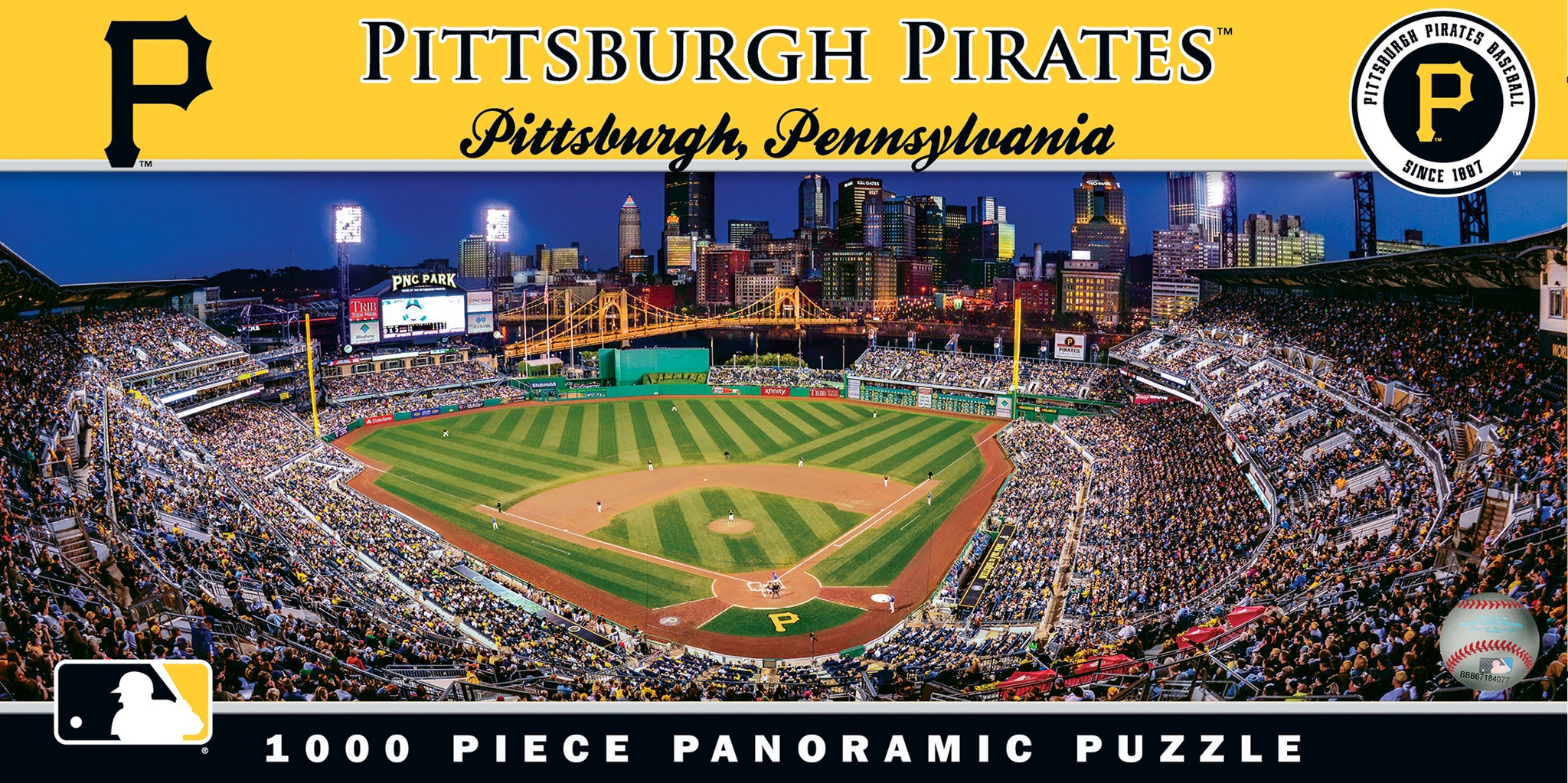 Pittsburgh Pirates 1000pc Panoramic Puzzle