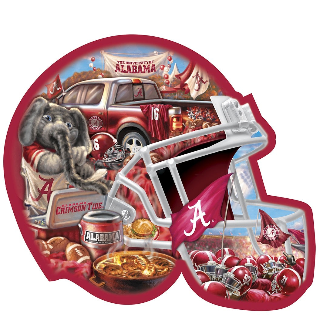 Alabama 500pc Helmet Shaped Puzzle