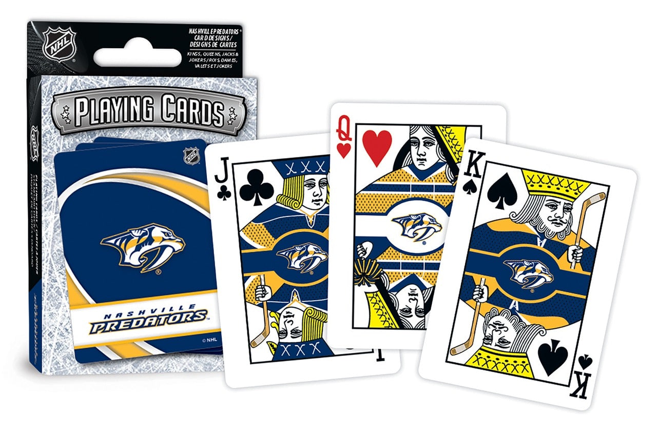 Nashville Predators Playing Cards