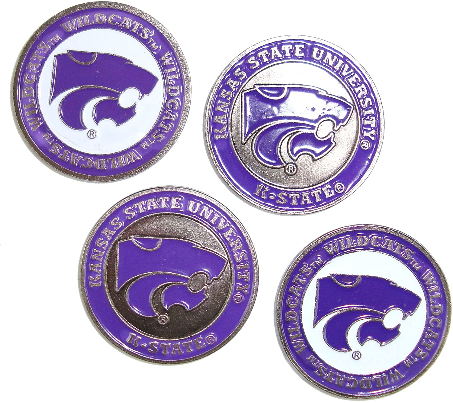 KANSAS ST DOUBLE SIDED BALL MARKER