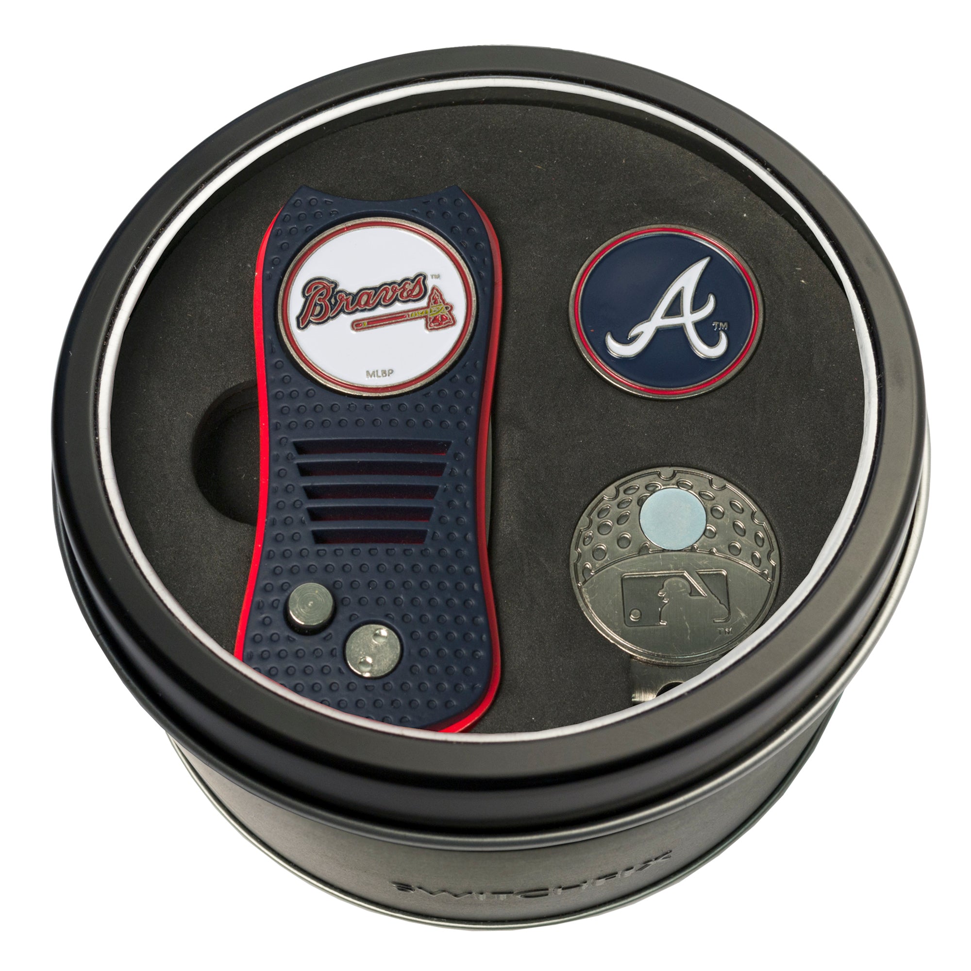 ATLANTA BRAVES SWITCH CAP CLIP TIN