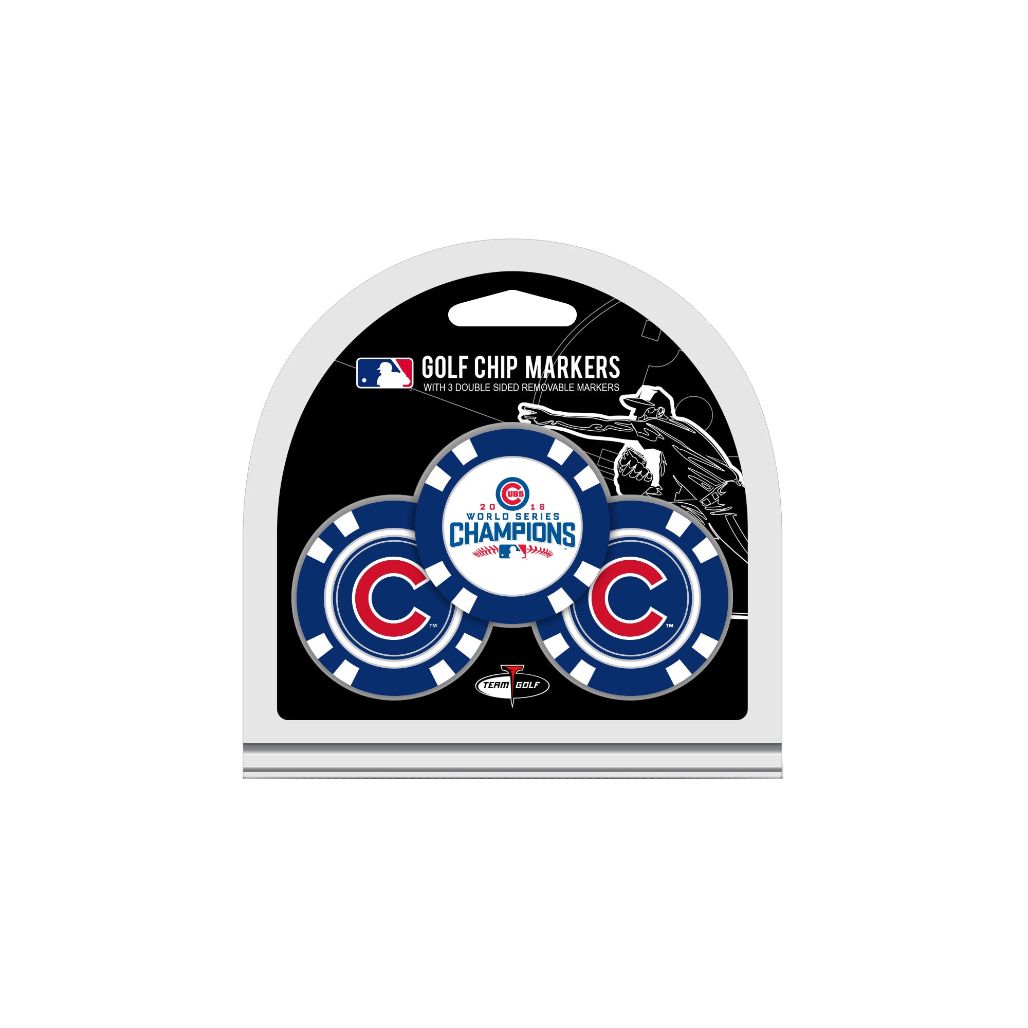 CHICAGO CUBS WORLD CHAMPS 3PK GOLF