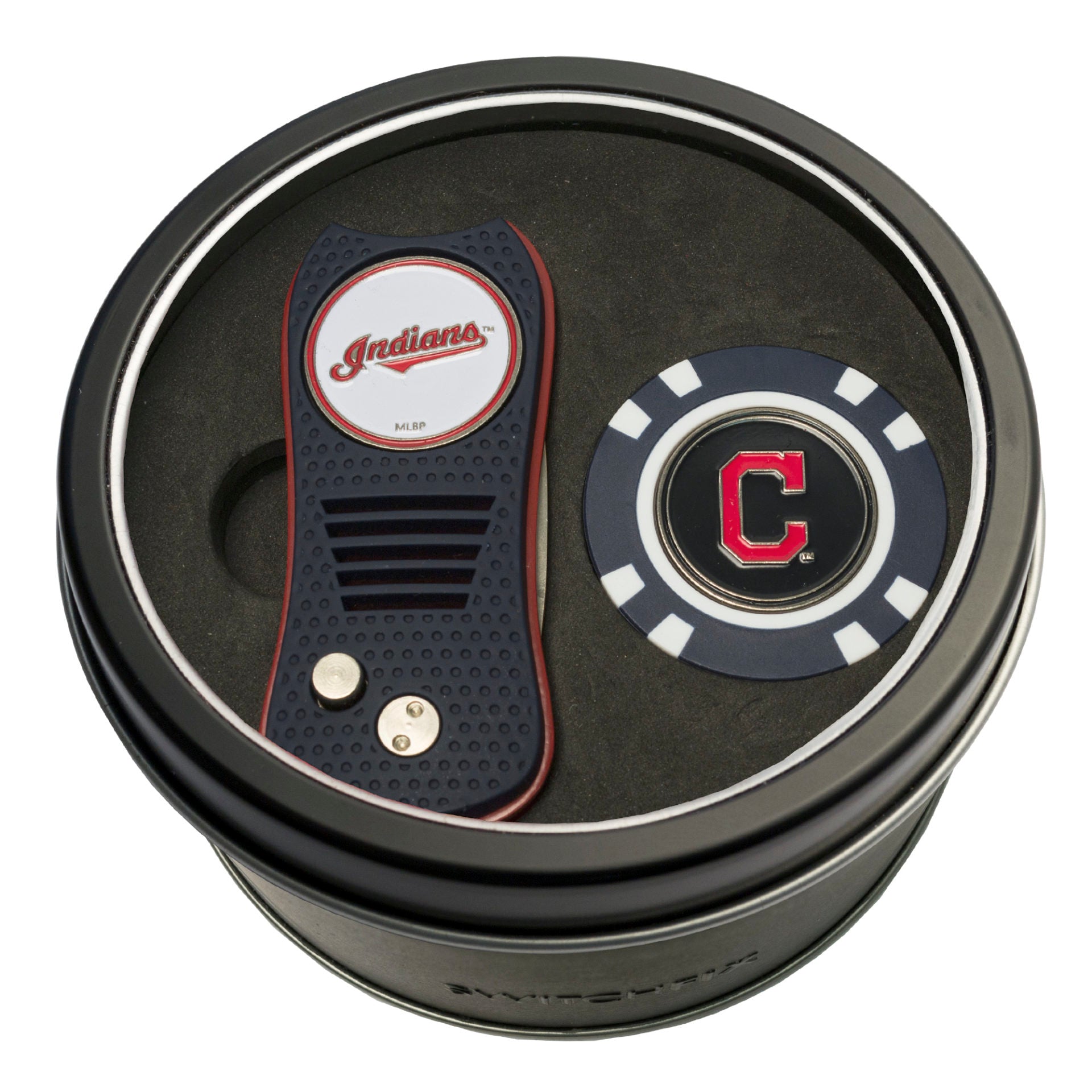 CLEVELAND INDIANS SWITCH CHIP TIN