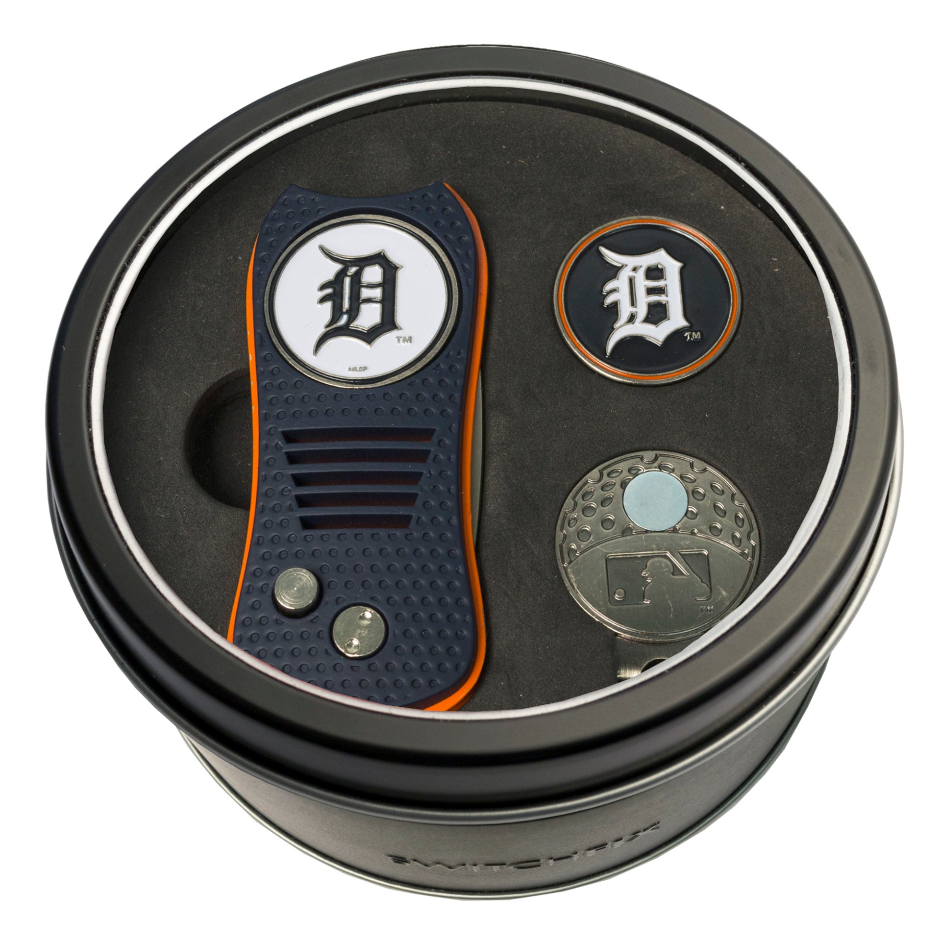 DETROIT TIGERS SWITCH CAP CLIP TIN