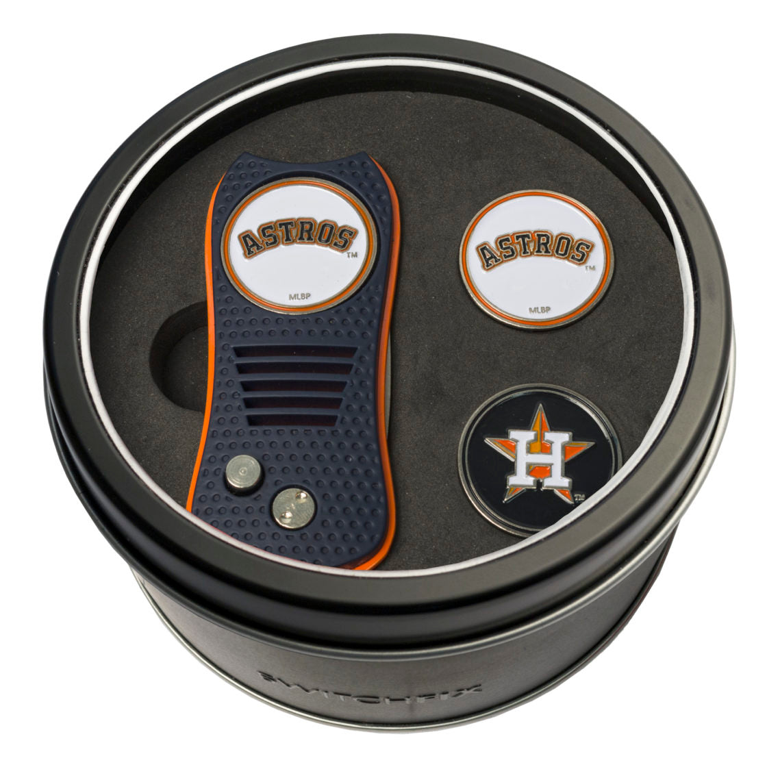 HOUSTON ASTROS SWITCH MARKERS TIN