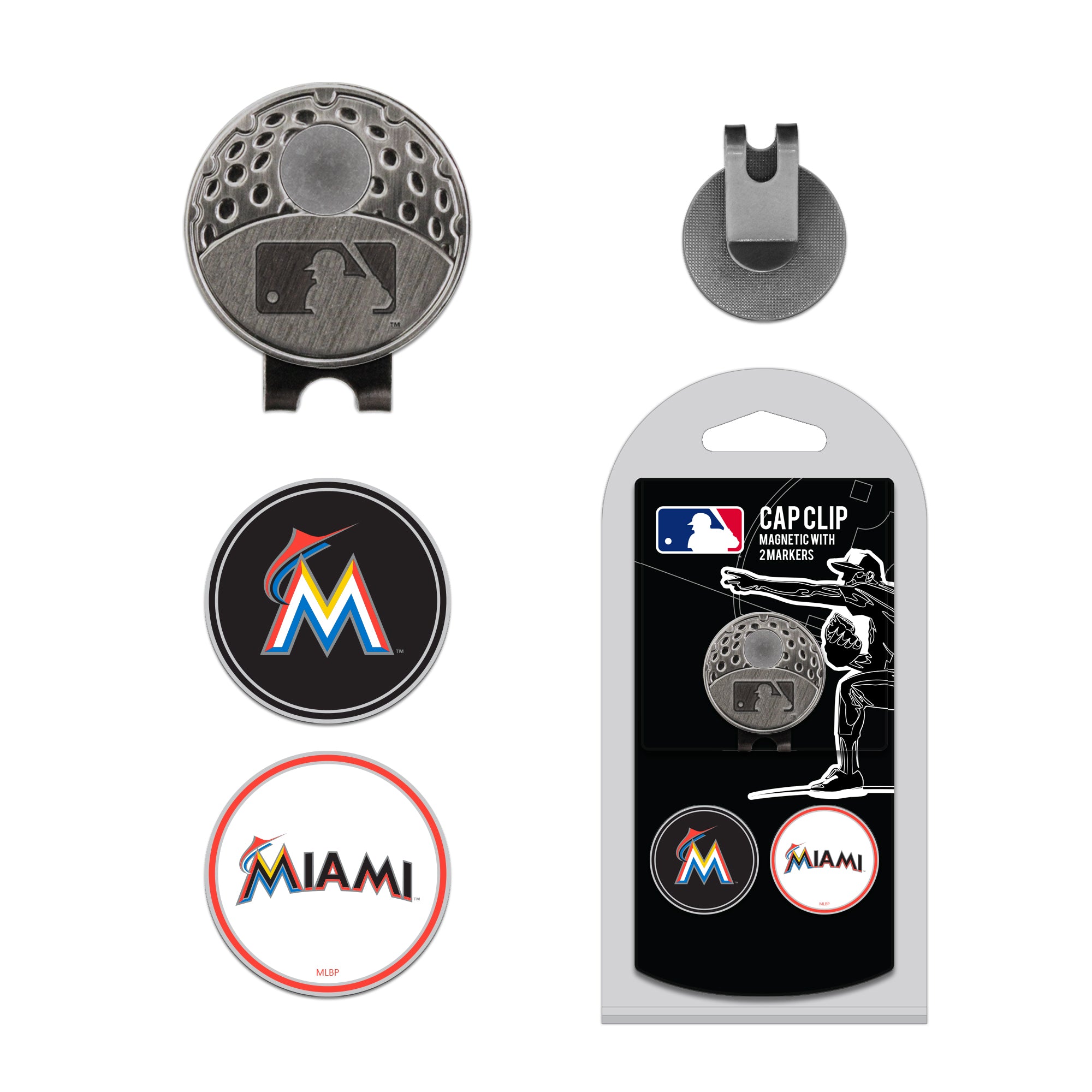 MIAMI MARLINS 2 MKR CAP CLIP