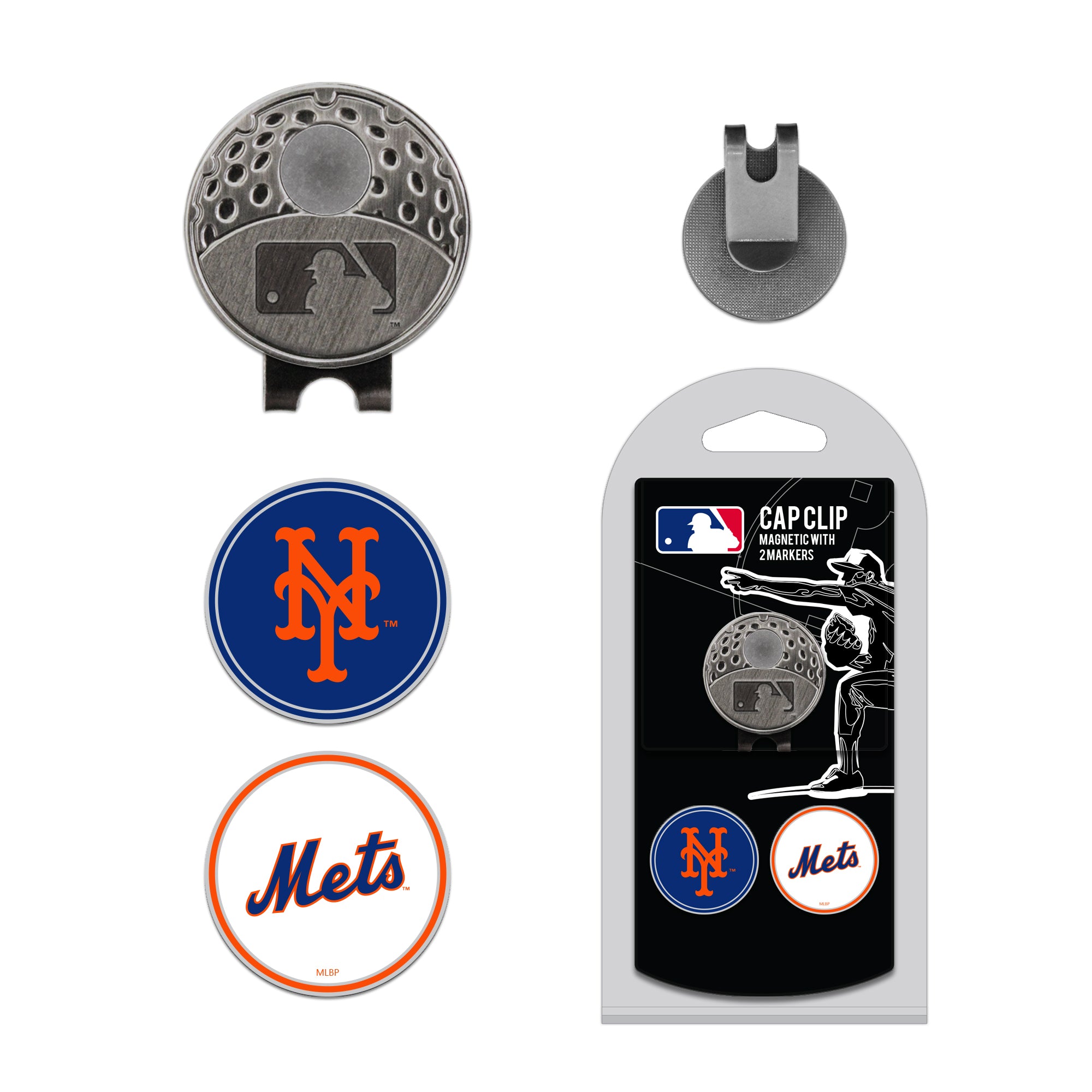 NEW YORK METS 2 MKR CAP CLIP