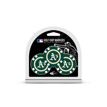 OAKLAND ATHLETICS 3 PK GOLF CHIP