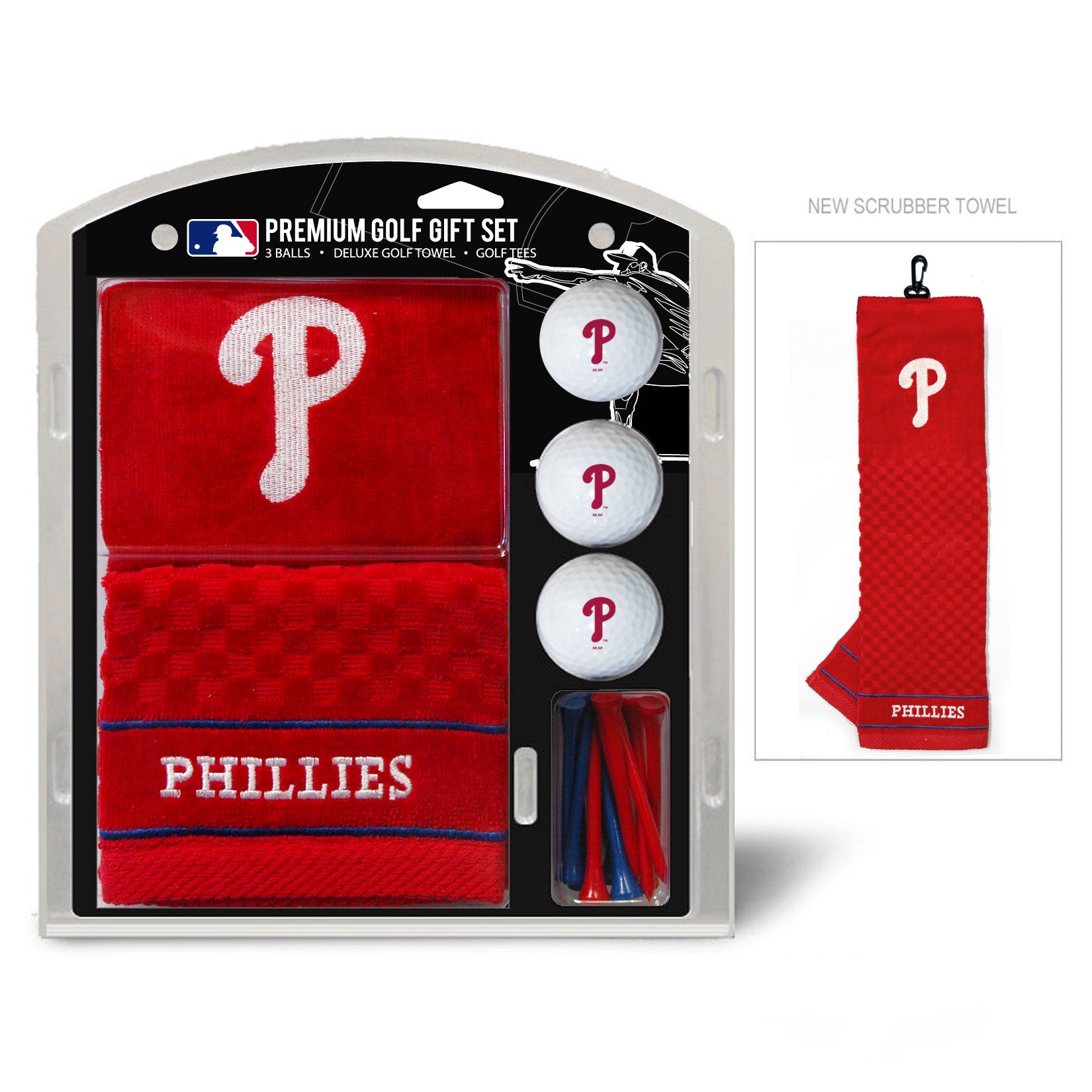 PHILADELPH PHILLIES EMBR GIFT SET