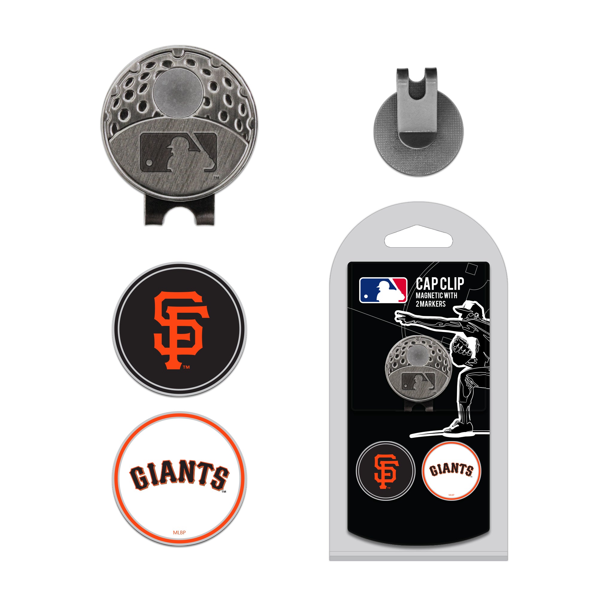 SAN FRAN GIANTS 2 MKR CAP CLIP